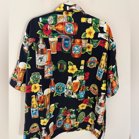 Vintage Hawaiian Shirt beer novelty vacation men’s XXL - Picture 2 of 7